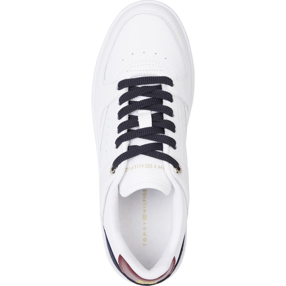 TOMMY HILFIGER Sportiniai bateliai moterims, Balta, Basket sneaker 4