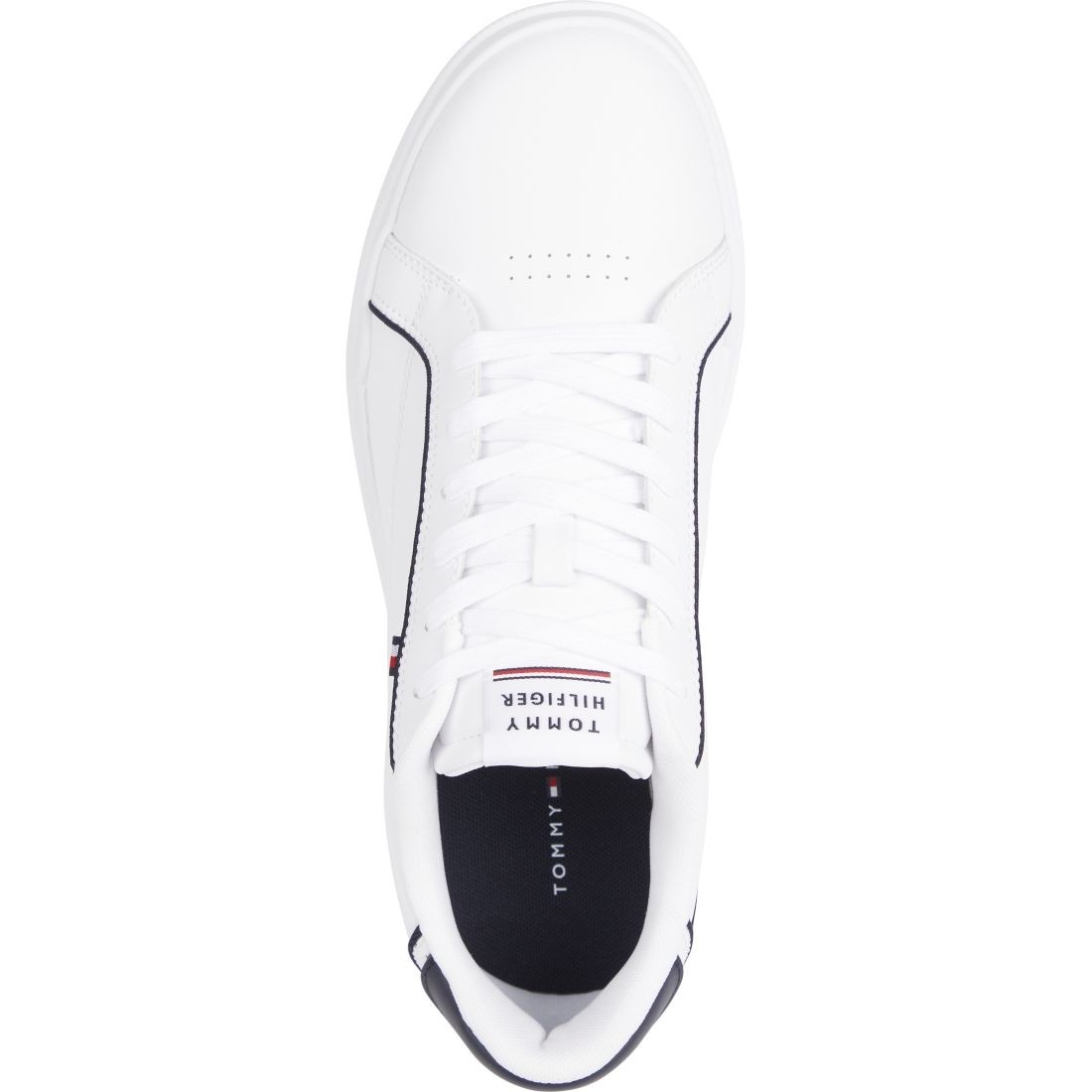 TOMMY HILFIGER Sportiniai bateliai vyrams, Balta, Cup sport shoe 4