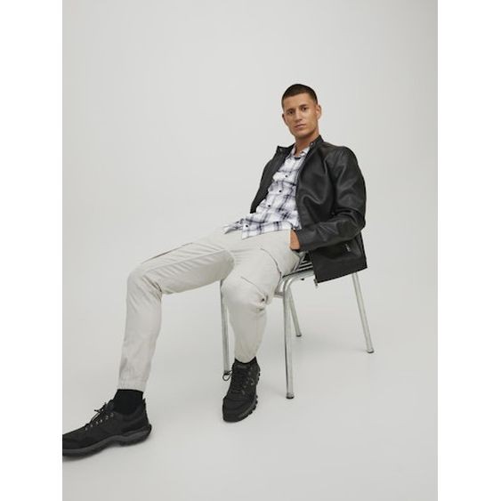 JACK & JONES Kelnės vyrams, Smėlio, Jpstpaul jpants 7