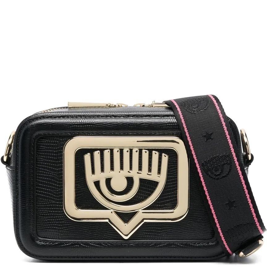 CHIARA FERRAGNI Rankinė per petį moterims, Juoda, RANGE B - EYELIKE BU 1