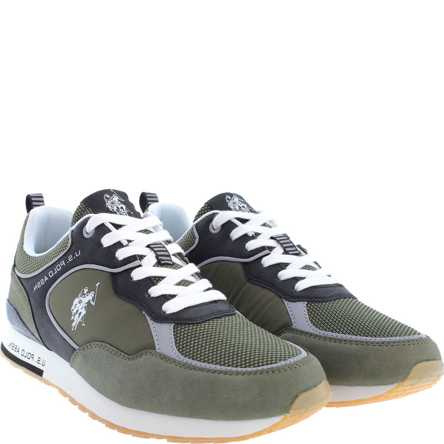 U.S.POLO Laisvalaikio bateliai vyrams, Žalia, TABRY 1