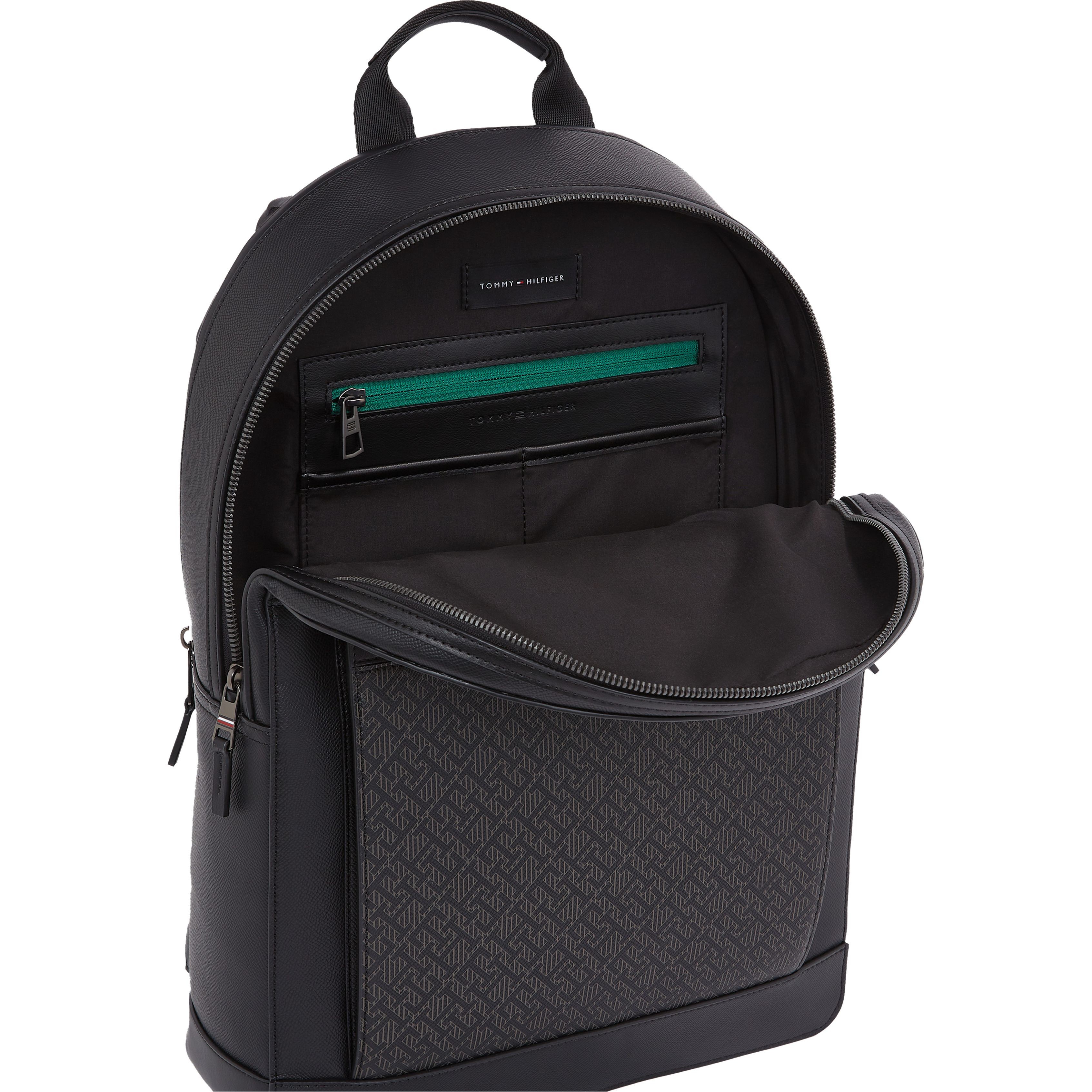 TOMMY HILFIGER Kuprinė vyrams, Juoda, Monogram backpack 6