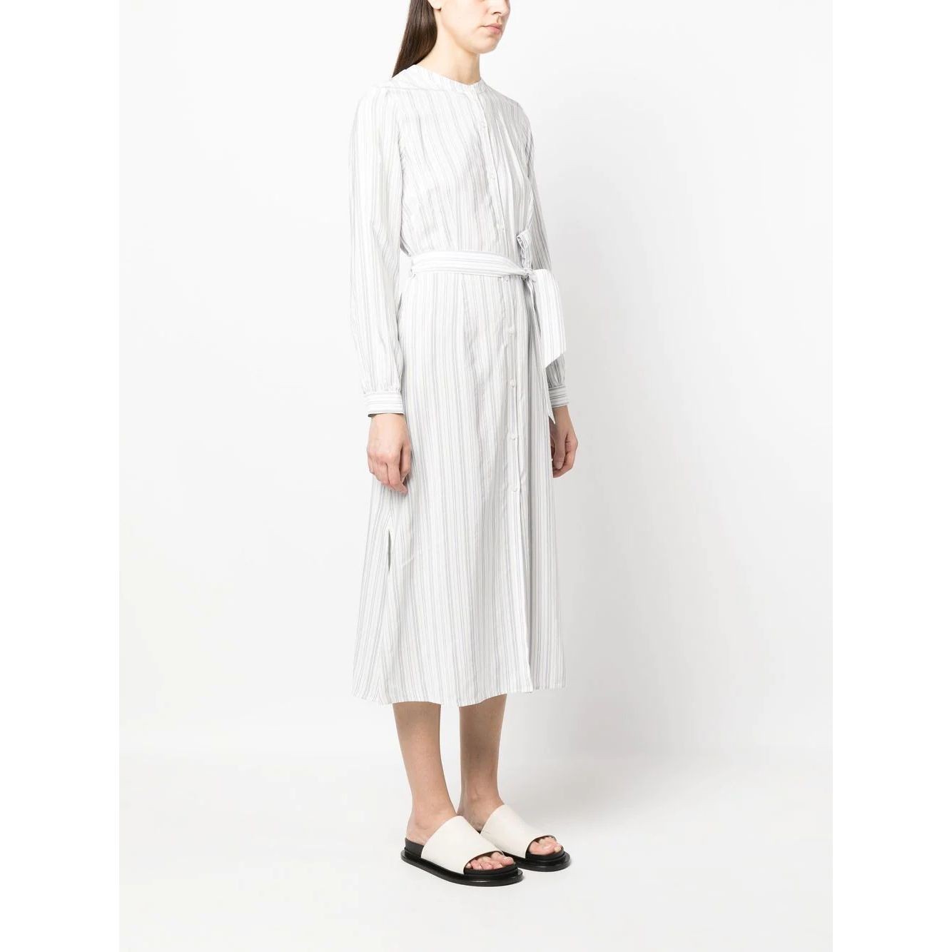 TOMMY HILFIGER Midi suknelė moterims, Balta, Regular midi shirt dress 3