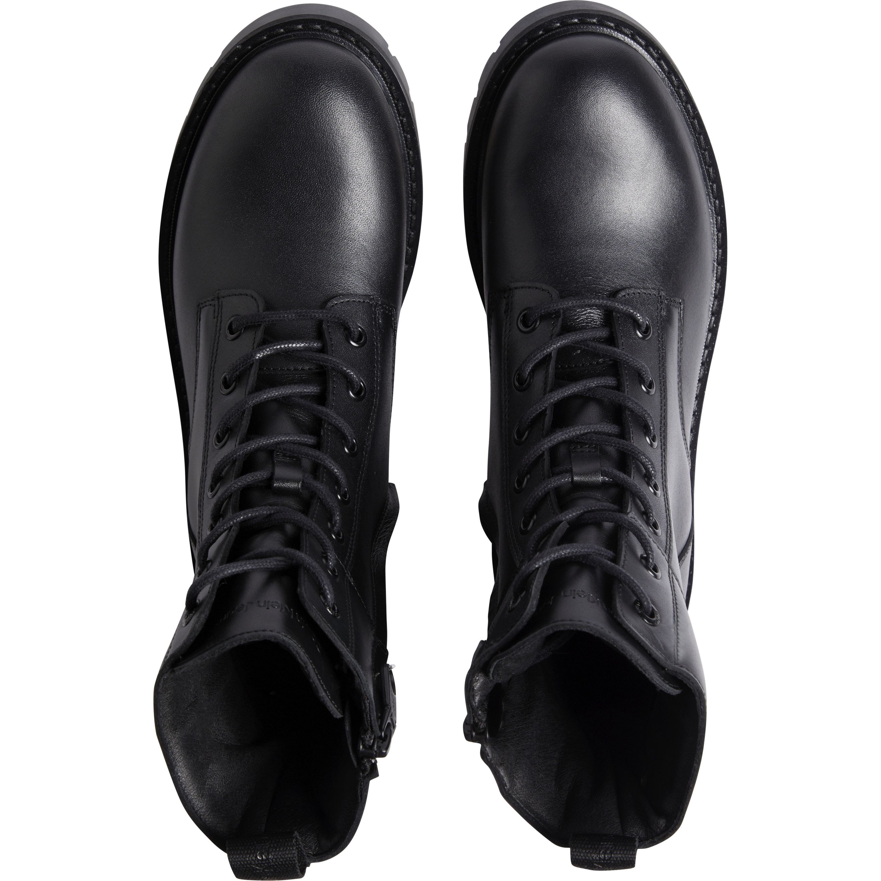 CALVIN KLEIN JEANS Aulinukai moterims, Juoda, Combat boot zip 4