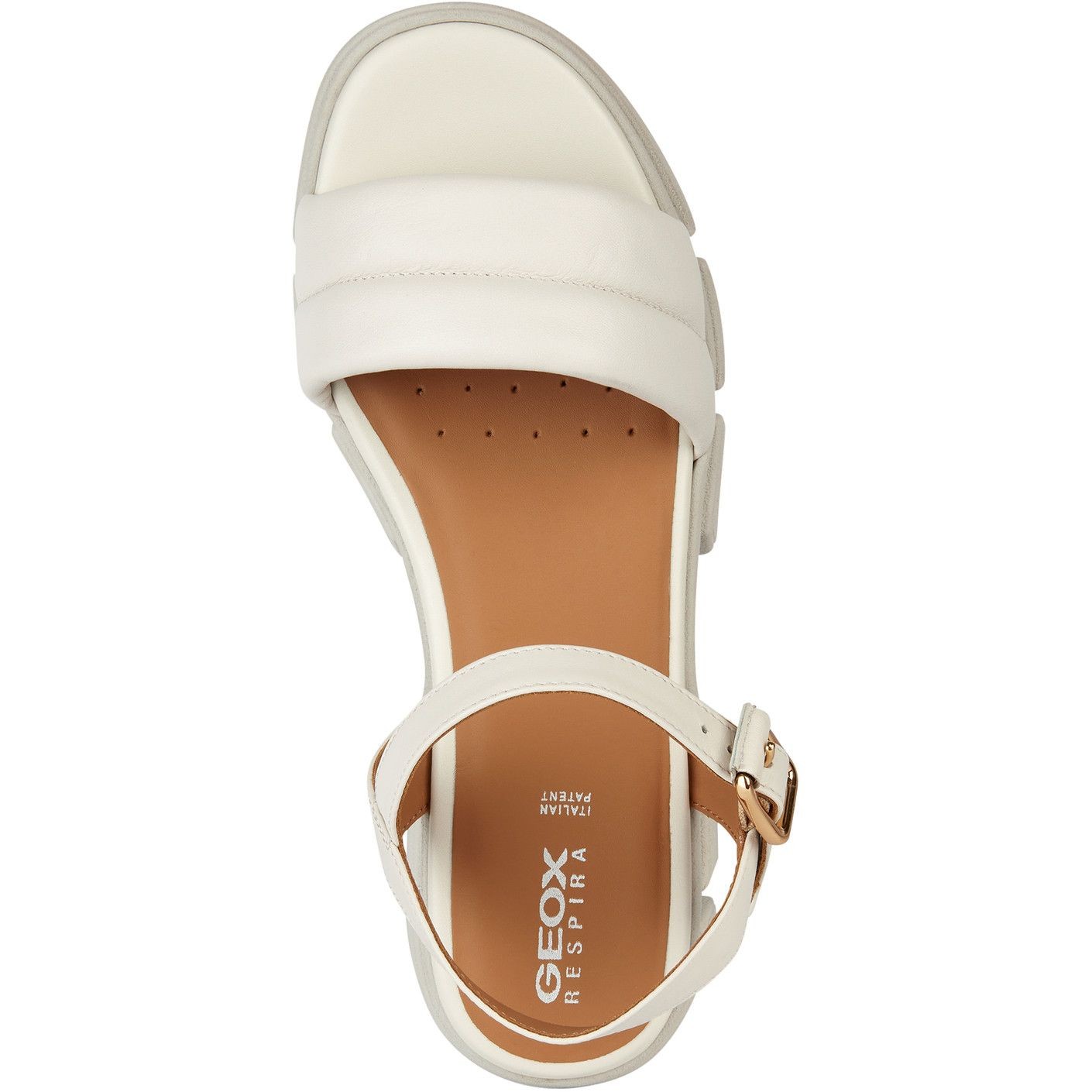 GEOX Basutės moterims, Smėlio, LISBONA SANDALS 5