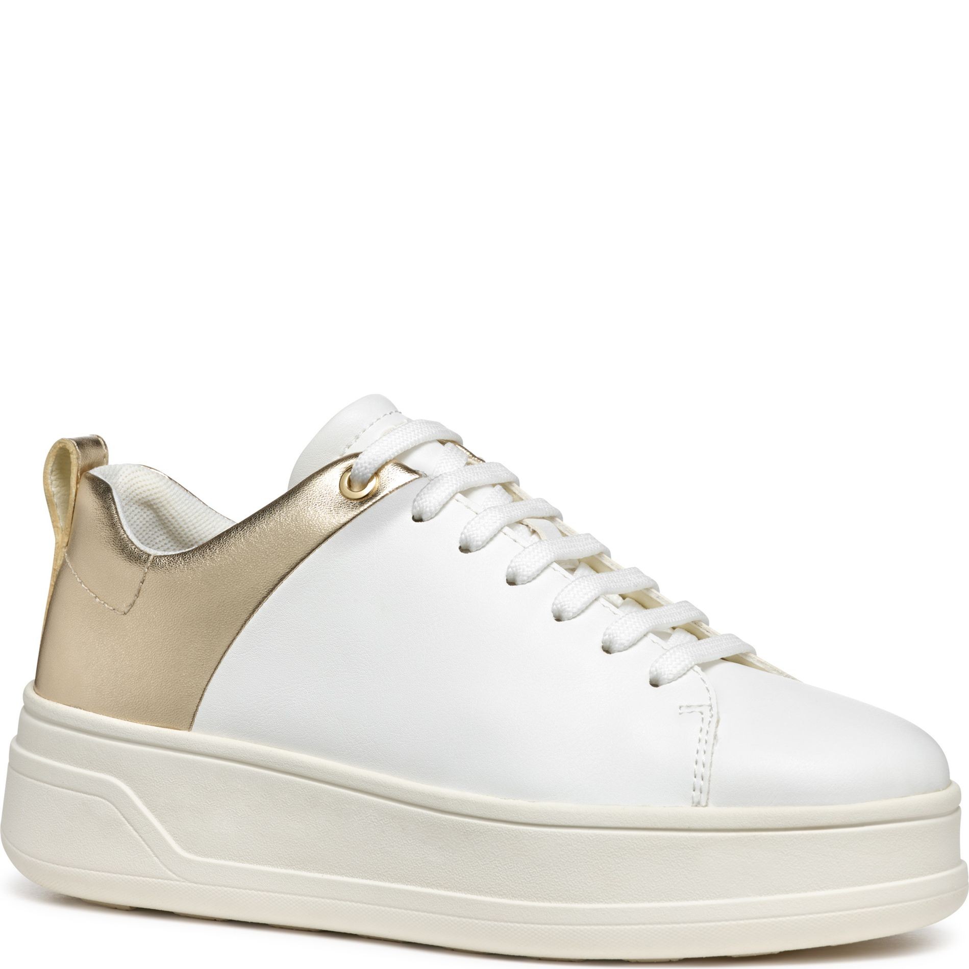 GEOX Laisvalaikio bateliai moterims, Balta, Spherica ecub leisure 1