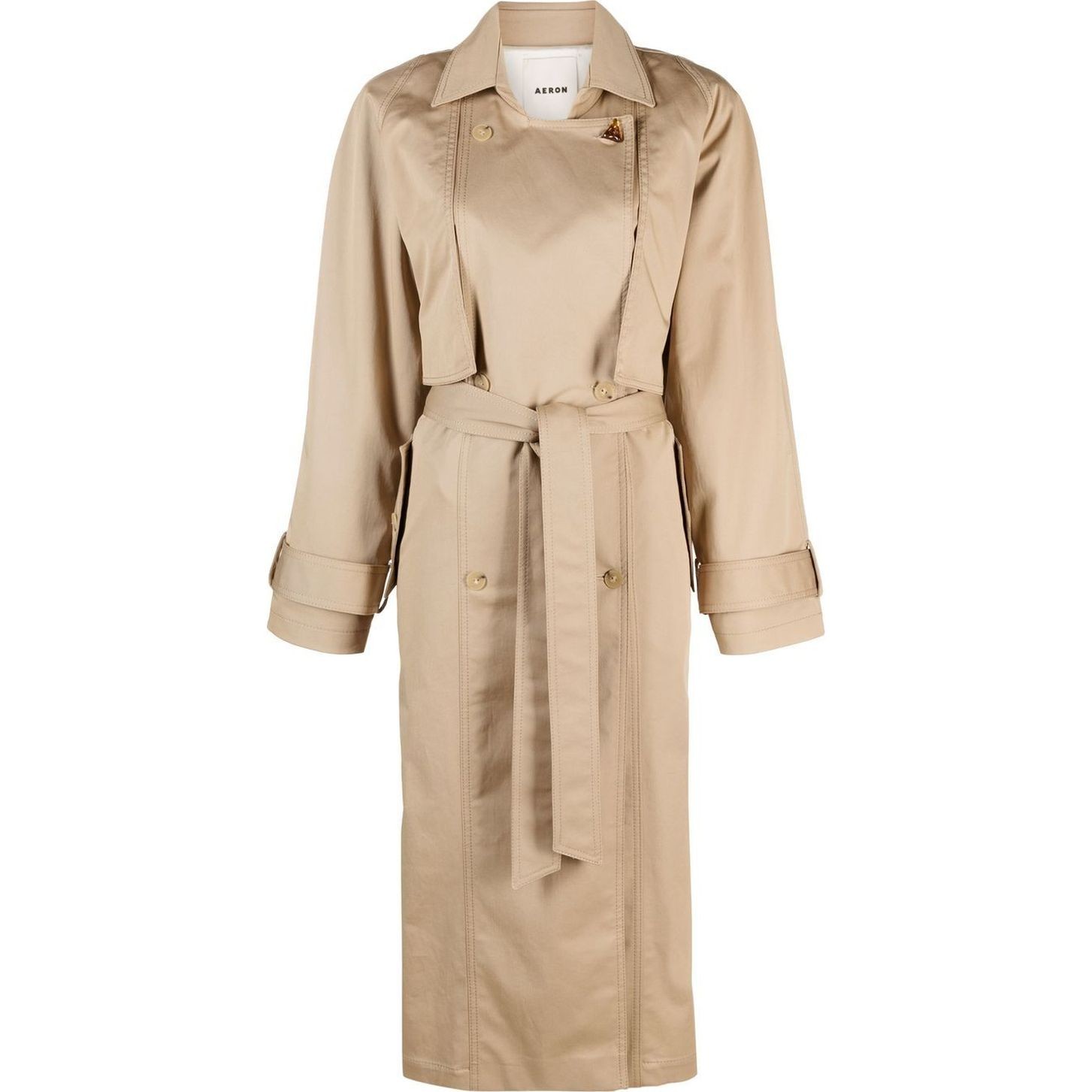 AERON Lietpaltis moterims, Oranžinė, Classic soft trench