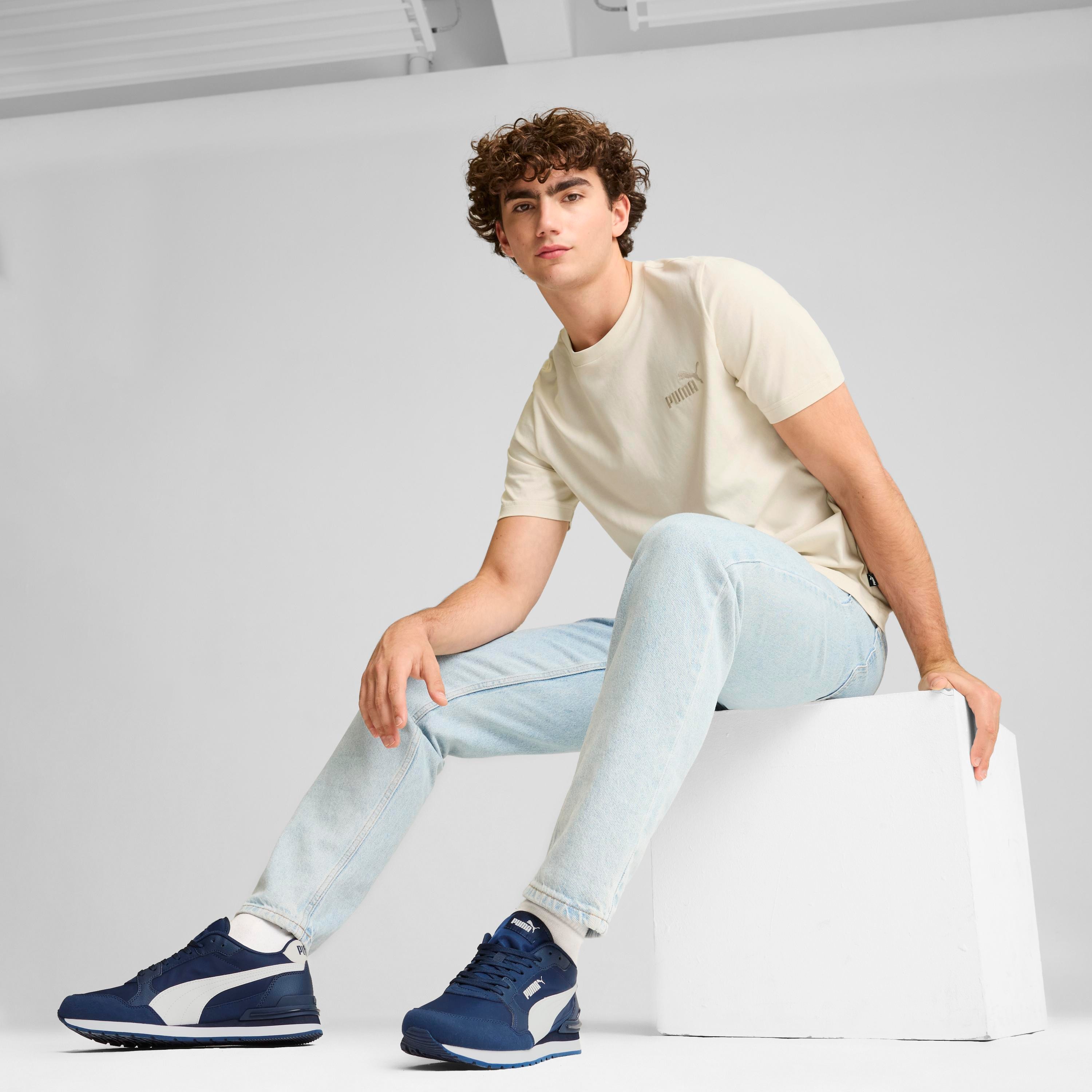 PUMA Laisvalaikio bateliai vyrams, Mėlyna, ST Runner sneaker 8