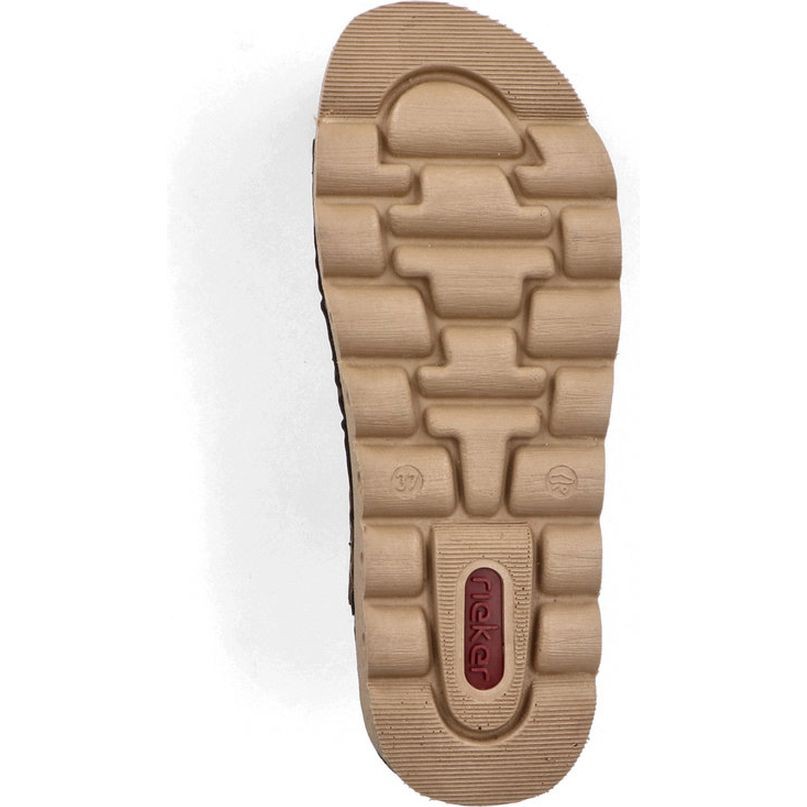 RIEKER Šlepetės moterims, Ruda, Slippers 9