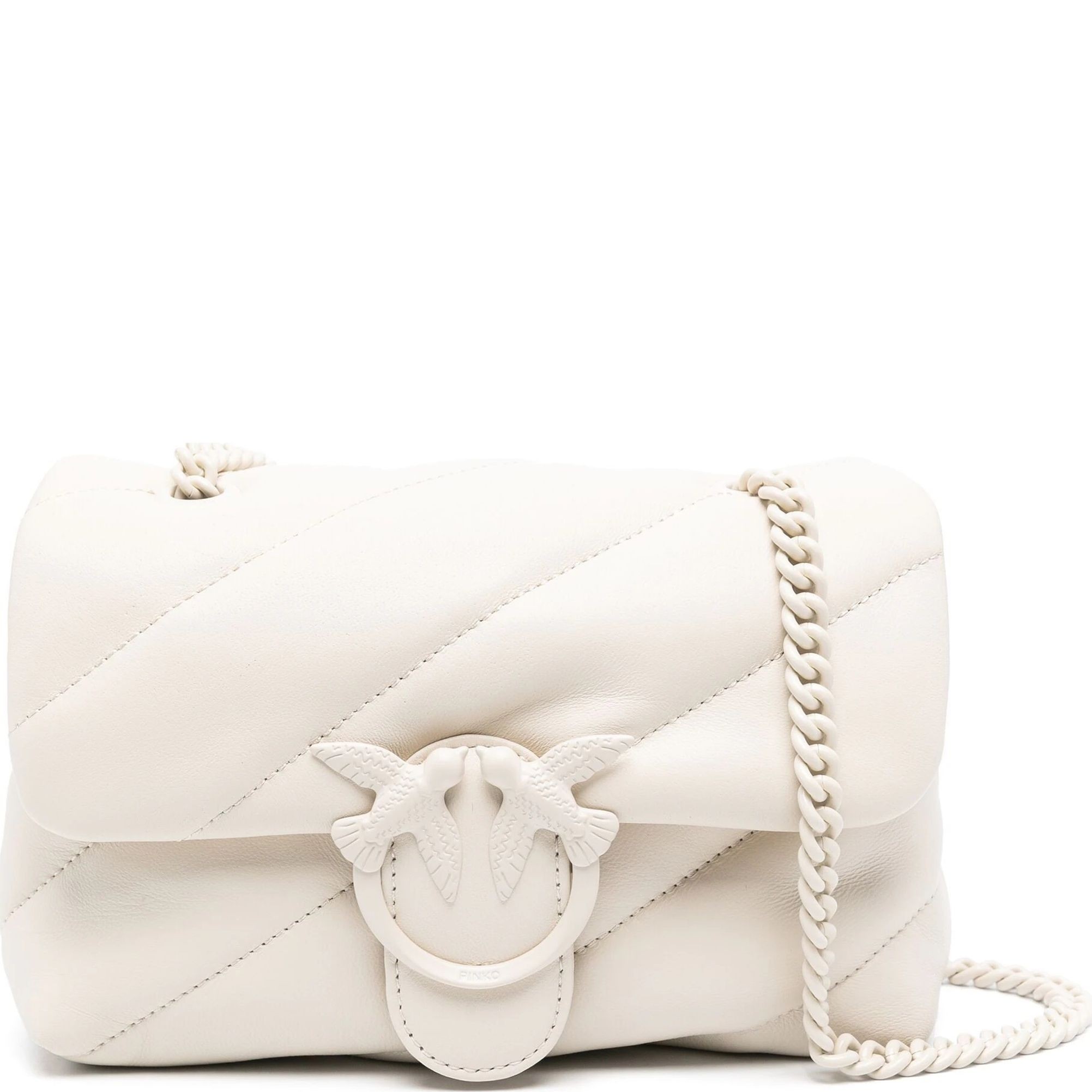 PINKO Rankinė per petį moterims, Balta, Love mini shoulder bag 1