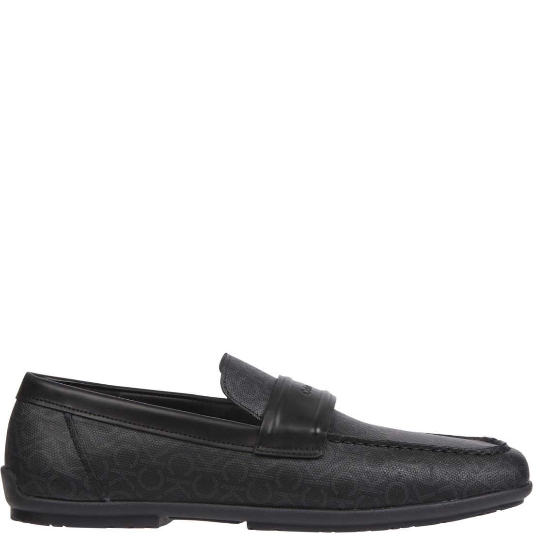 CALVIN KLEIN Mokasinai vyrams, Juoda, Driving mono mocasins 3