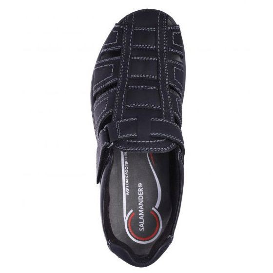 SALAMANDER Basutės vyrams, Juoda, LOGATO SANDALS 5