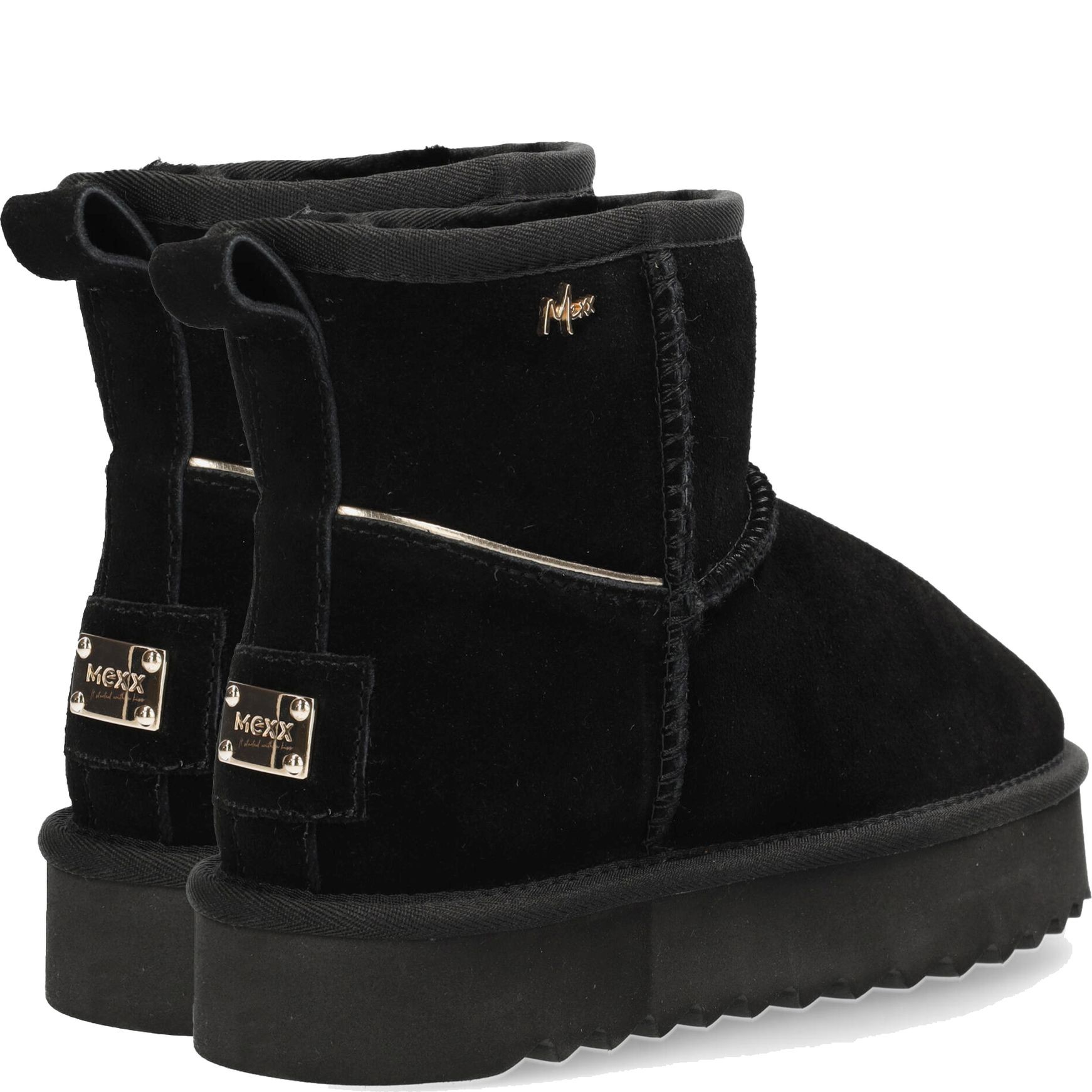 MEXX Pašiltinti aulinukai moterims, Juoda, Jane wm booties 3