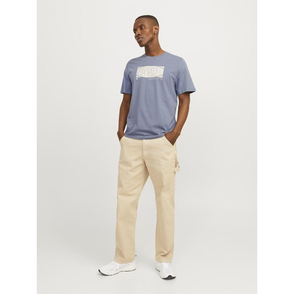 JACK & JONES Marškinėliai vyrams, Mėlyna, JCOSTAR TEE SS CREW 2