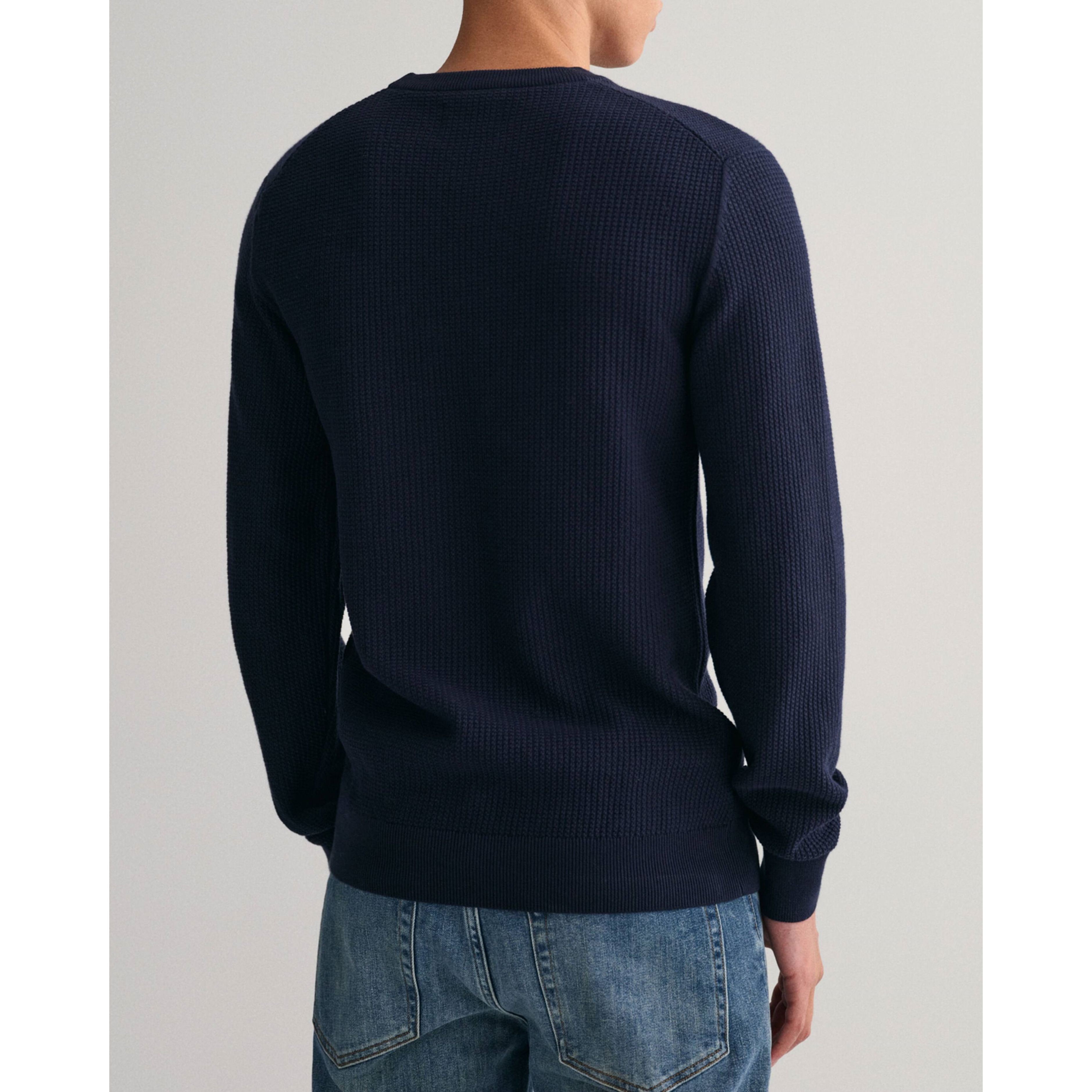 GANT Megztinis vyrams, Mėlyna, MICRO COTTON 3