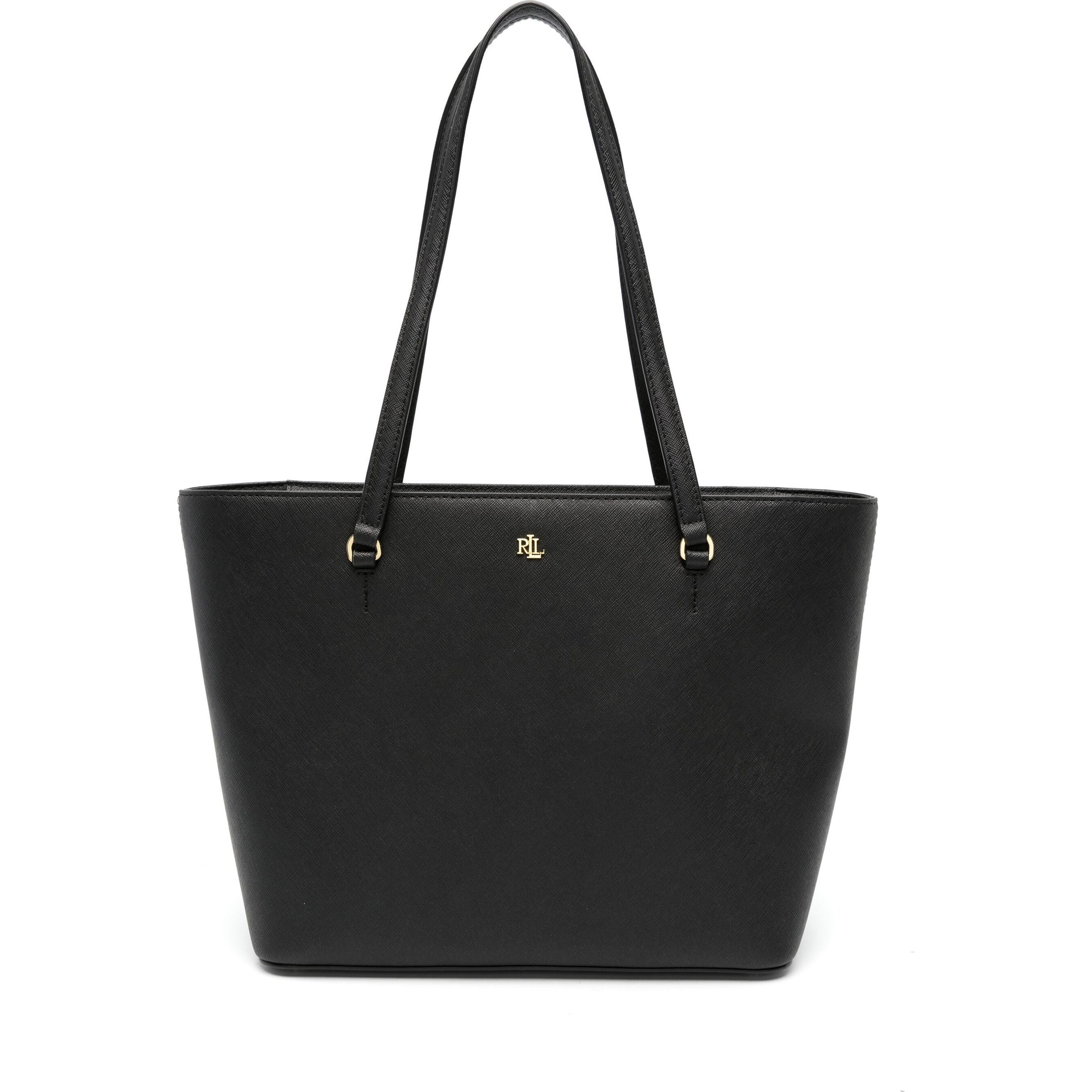 LAUREN RALPH LAUREN Pirkinių krepšys moterims, Juoda, Karly shpper medium tote 1