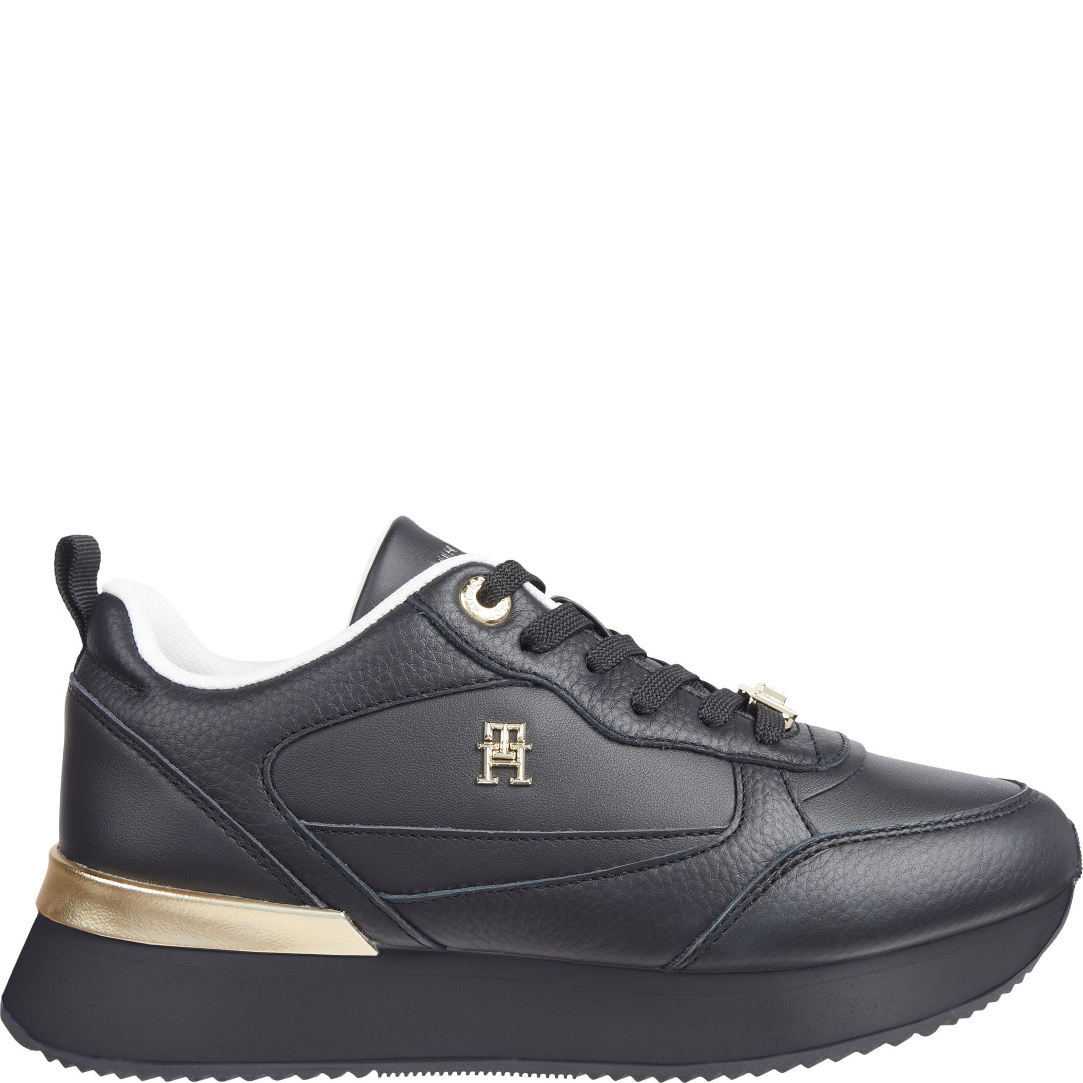 TOMMY HILFIGER Laisvalaikio bateliai moterims, Juoda, Feminine runner leisure 1