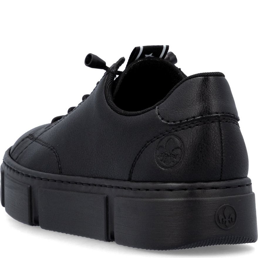 RIEKER Laisvalaikio bateliai moterims, Juoda, LEISURE 4