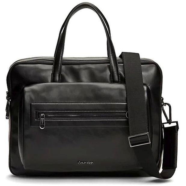 CALVIN KLEIN Dėklas kompiuteriui vyrams, Juoda, Elevated laptop bag 1