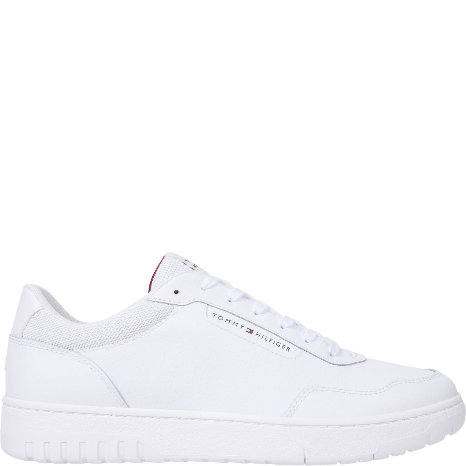 TOMMY HILFIGER Laisvalaikio bateliai vyrams, Balta, Basket core sneaker 1