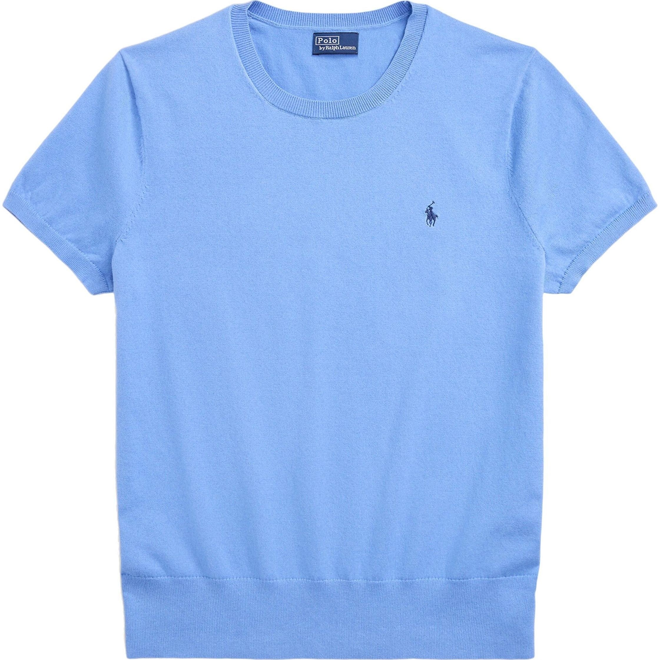 POLO RALPH LAUREN Marškinėliai trump. rankovėmis moterims, Mėlyna, Short sleeve pullover