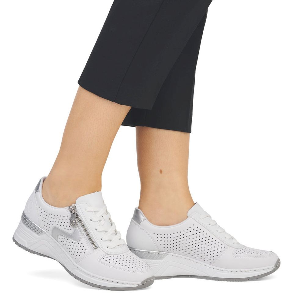 RIEKER Laisvalaikio bateliai moterims, Balta, LEISURE 2