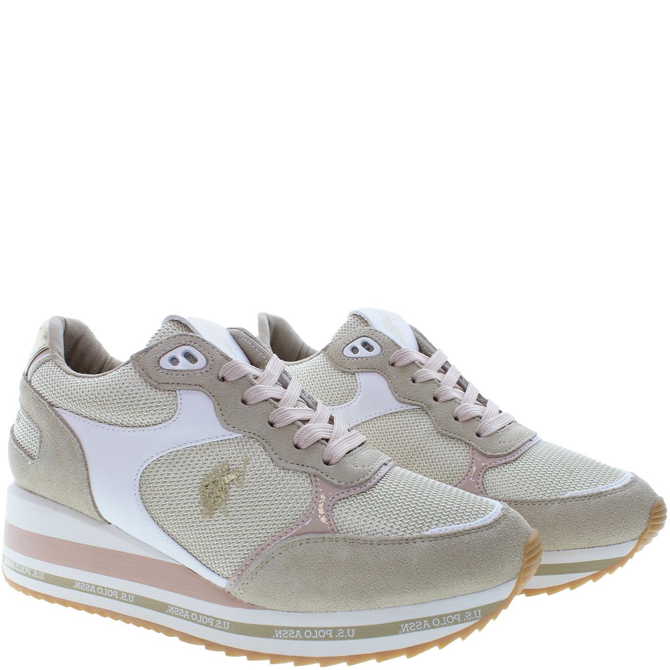 U.S.POLO Sportiniai bateliai moterims, Smėlio, SPORT SHOE 1