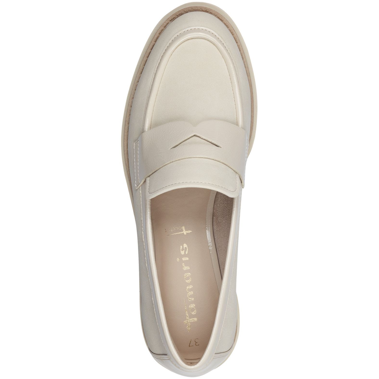 TAMARIS Loaferiai moterims, Smėlio, Loafers 4