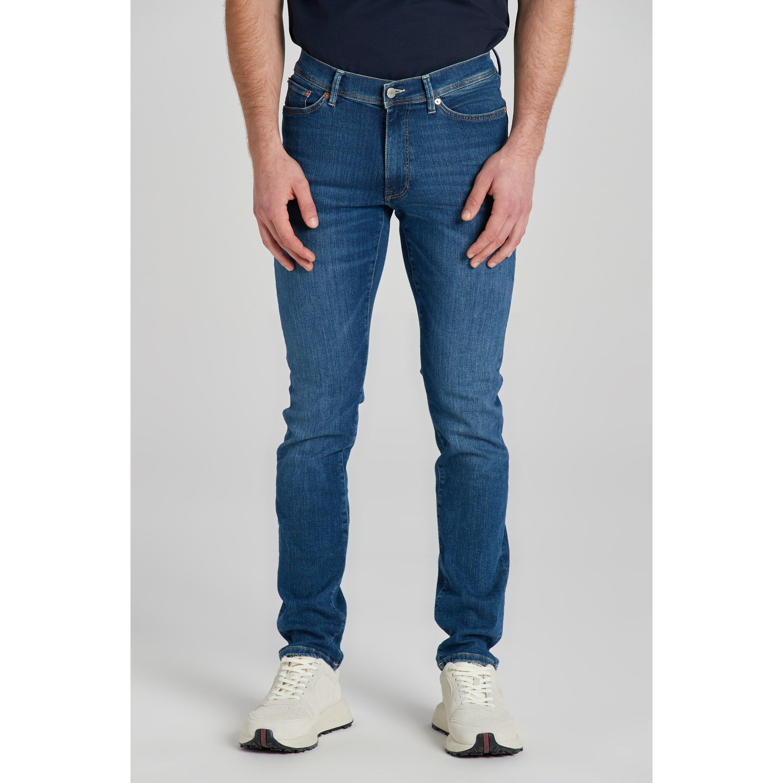GANT Tiesūs džinsai vyrams, Mėlyna, MAXEN ACTIVE 2