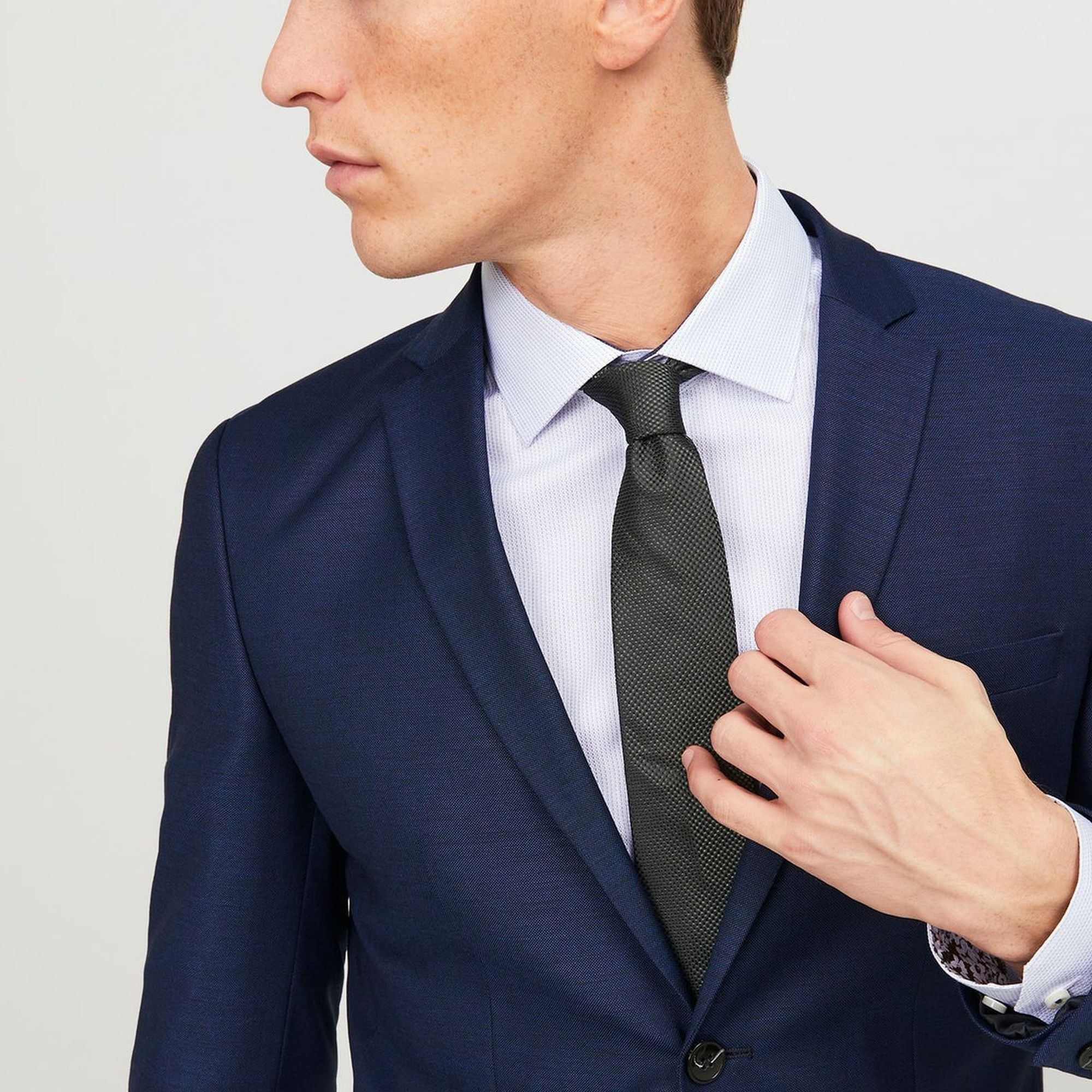 JACK & JONES Švarkas vyrams, Mėlyna, JPRSOLARIS BLAZER NOOS 3