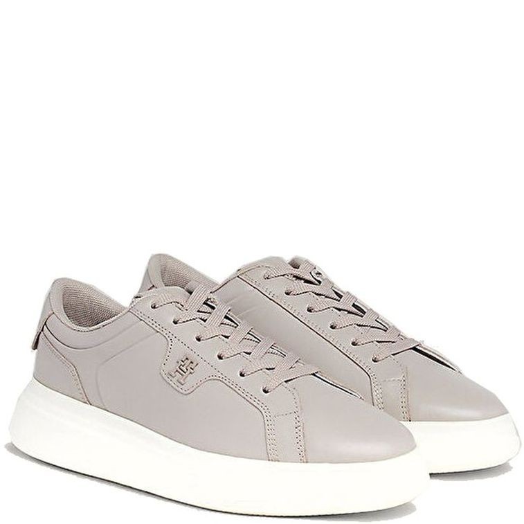 TOMMY HILFIGER Laisvalaikio bateliai moterims, Pilka, Pointy court sneaker 1