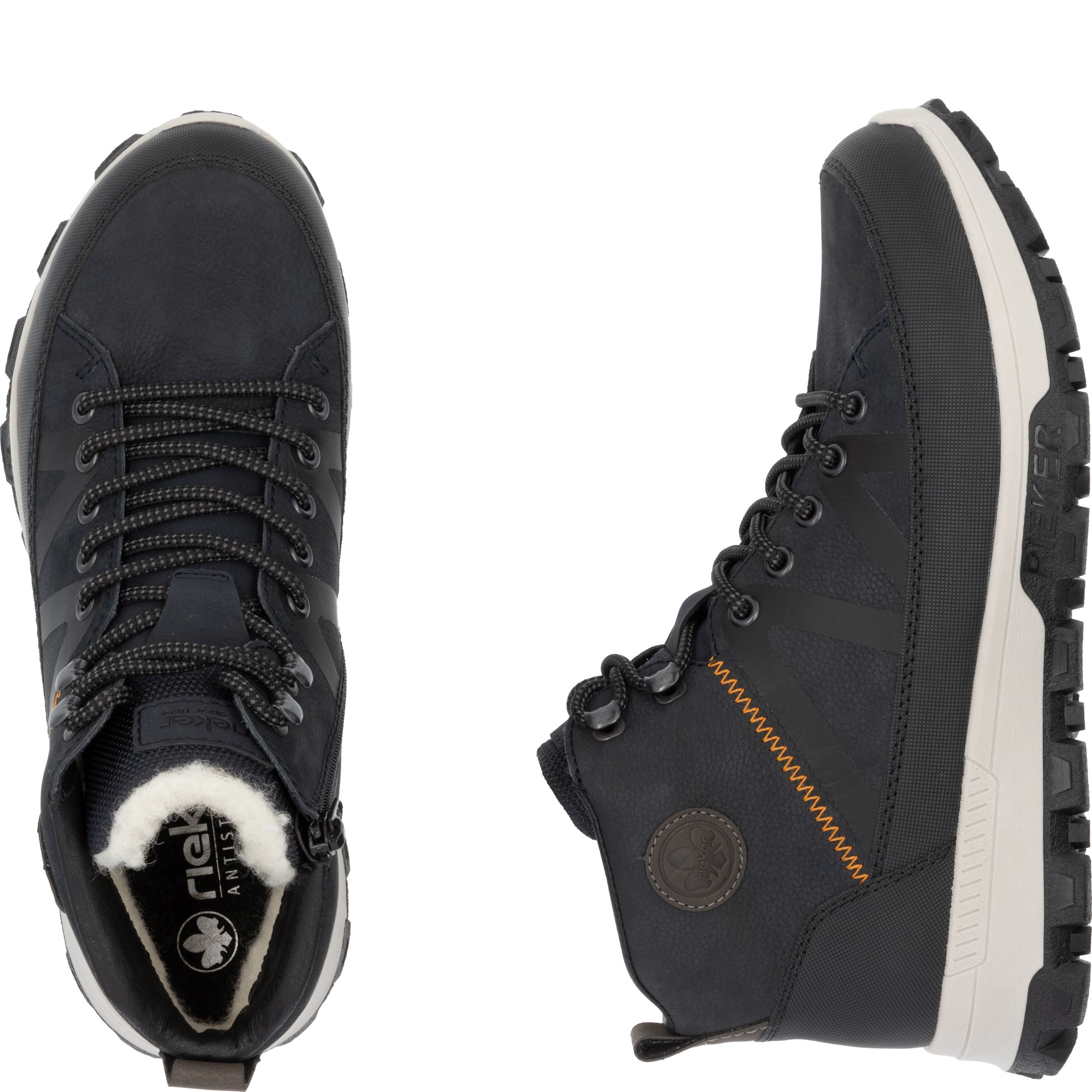 RIEKER Aulinukai vyrams, Mėlyna, Men's boots 11