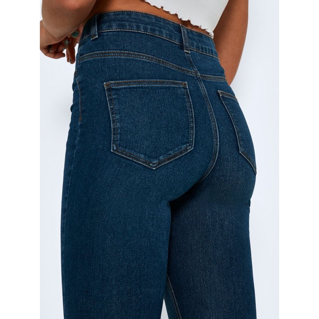 NOISY MAY Tiesūs džinsai moterims, Mėlyna, NMGAGA MID -HIGH SKIN 8