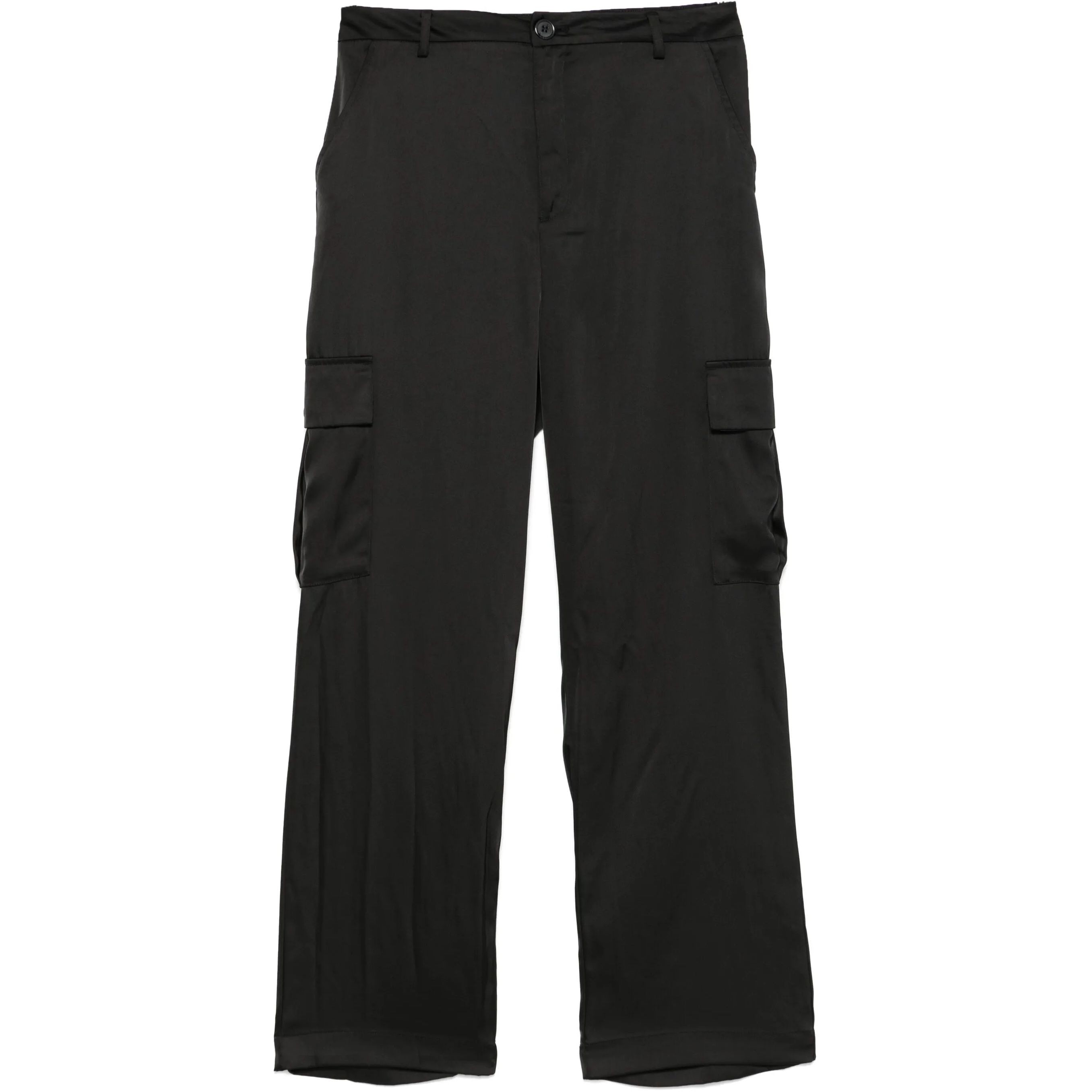 DKNY Kelnės moterims, Juoda, Stretch satin cargo 1