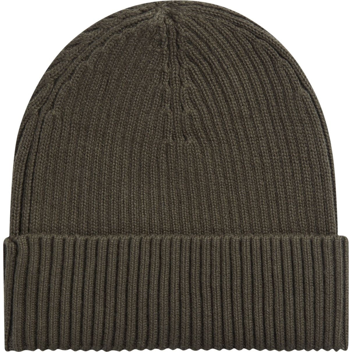 CALVIN KLEIN Kepurė vyrams, Žalia, Classic rib beanie 2