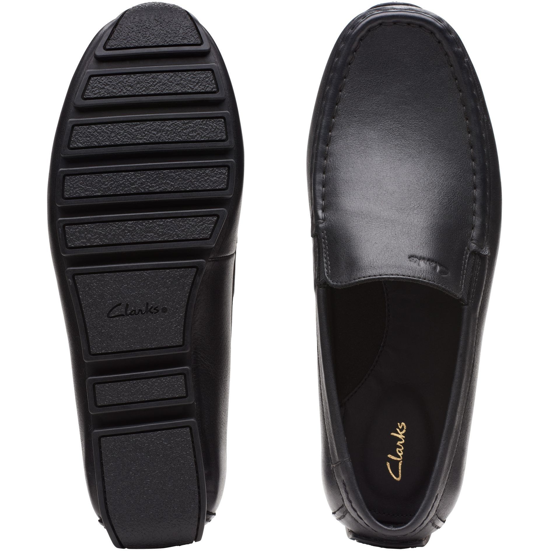 CLARKS Mokasinai vyrams, Juoda, Oswick Plain Mocasins 6