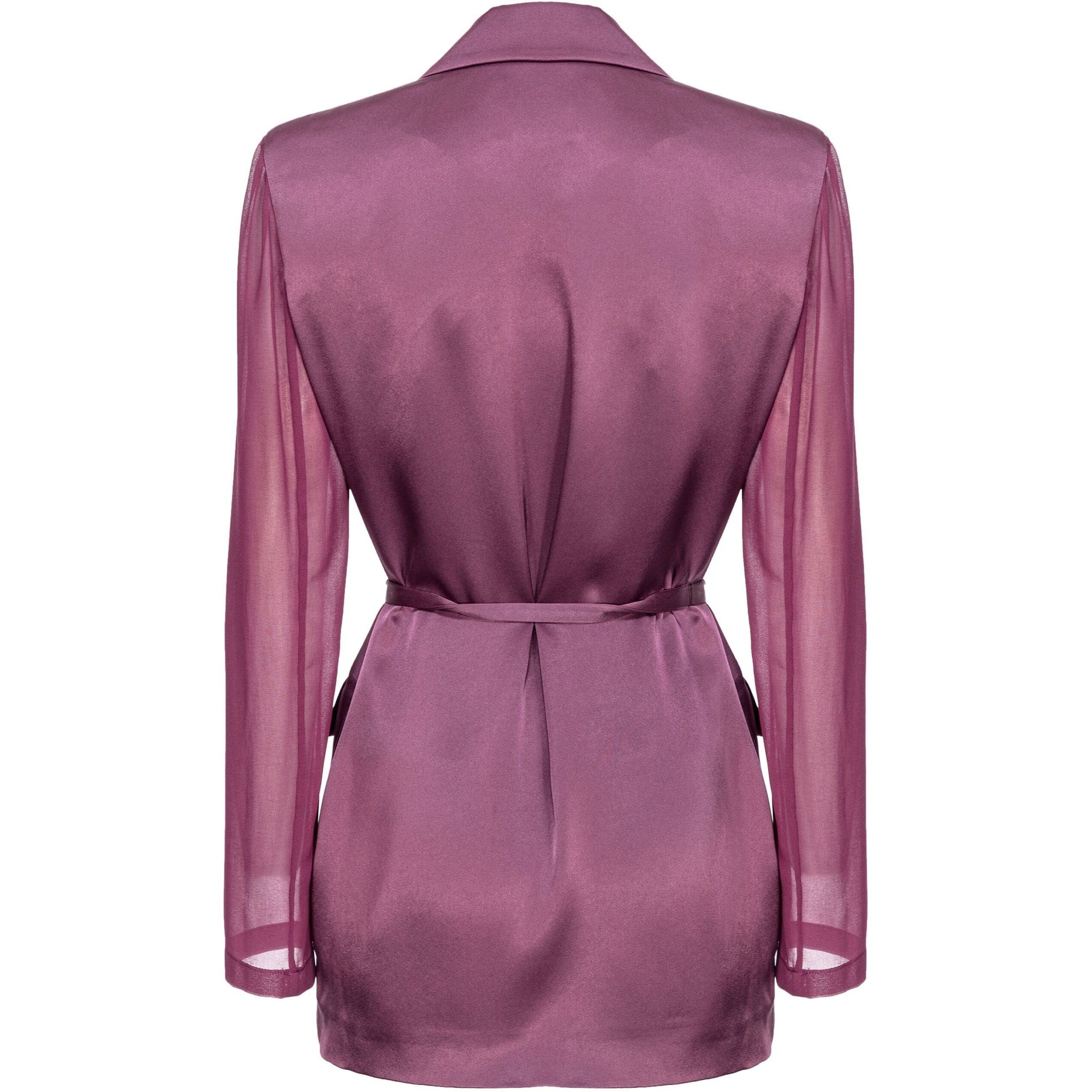 PINKO Švarkas moterims, Violetinė, Shiny blazer 2