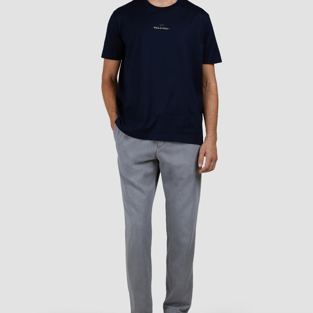 PAUL&SHARK Marškinėliai trump. rankovėmis vyrams, Mėlyna, T-shirt 5