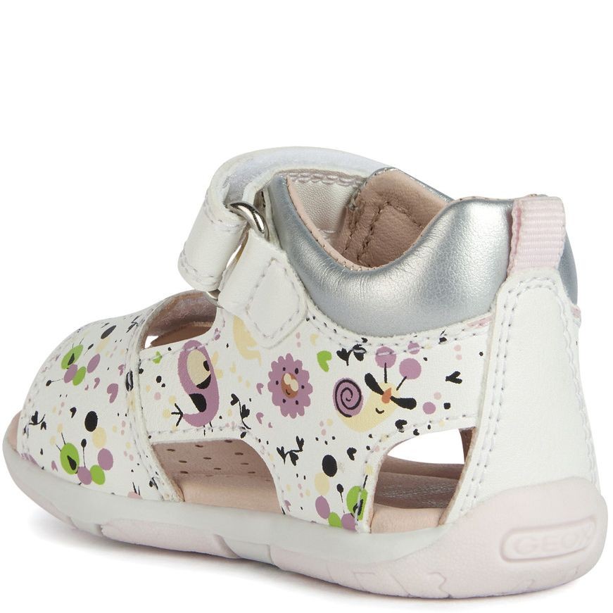 GEOX Basutės mergaitėms, Balta, SANDALS TAPUZ 3