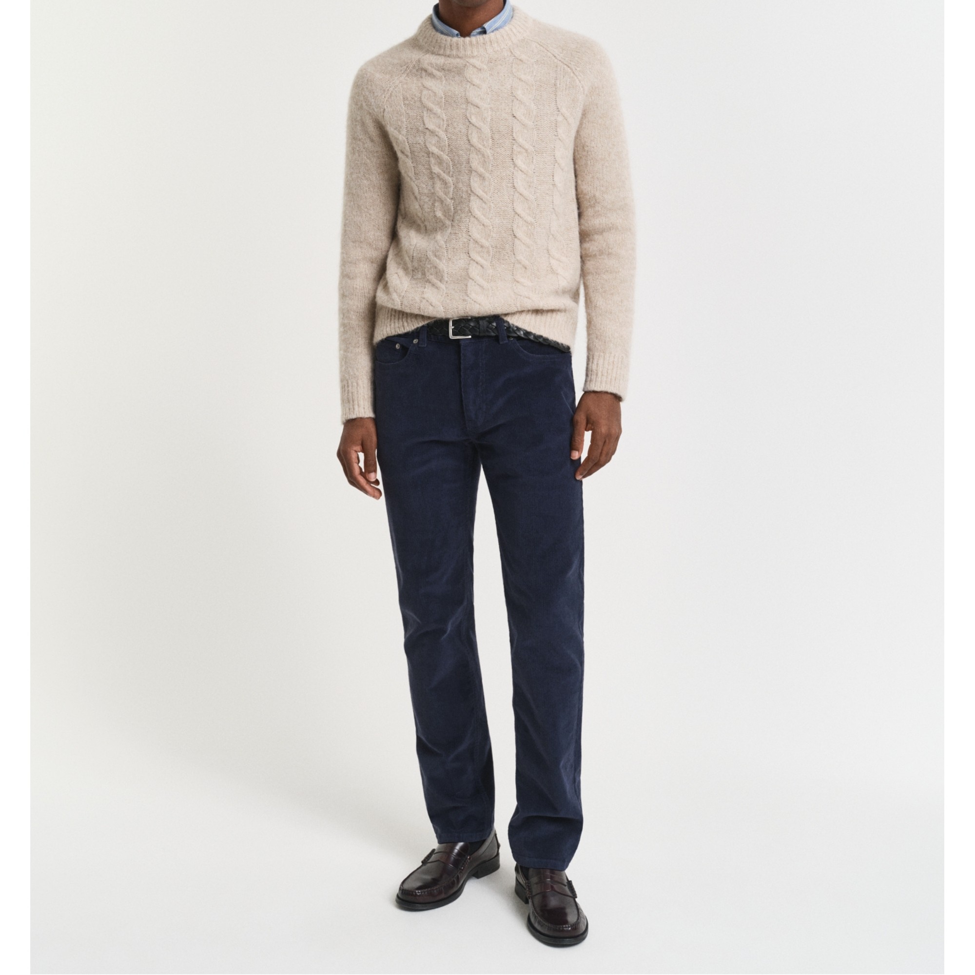 GANT Regular džinsai vyrams, Mėlyna, reg cord jeans 2