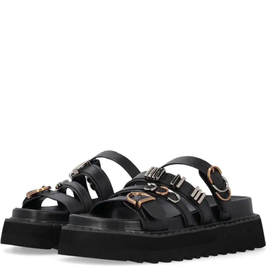 PINKO Basutės moterims, Juoda, Kate 02 - sandal 4