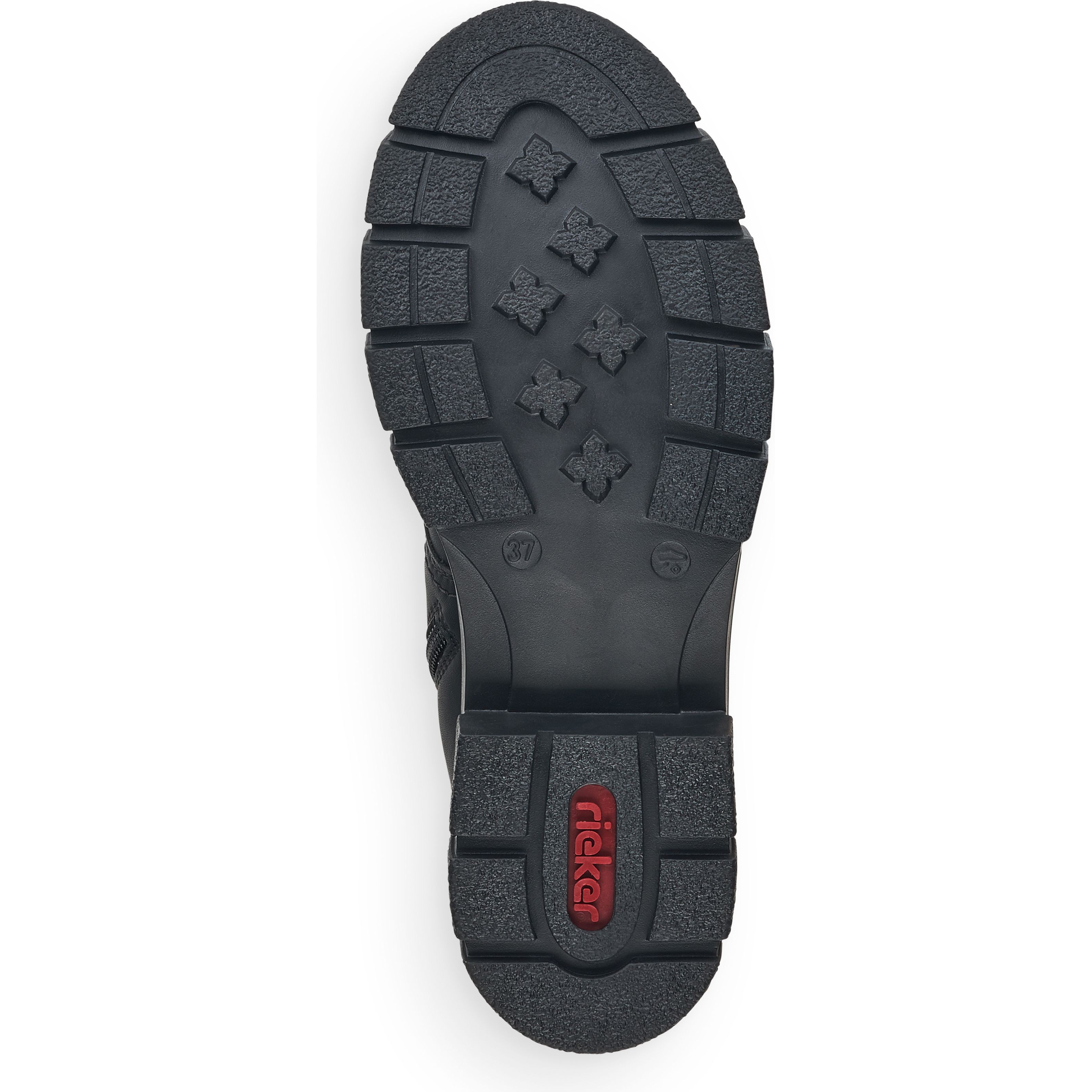 RIEKER Aulinukai moterims, Juoda, BOOTIES 4