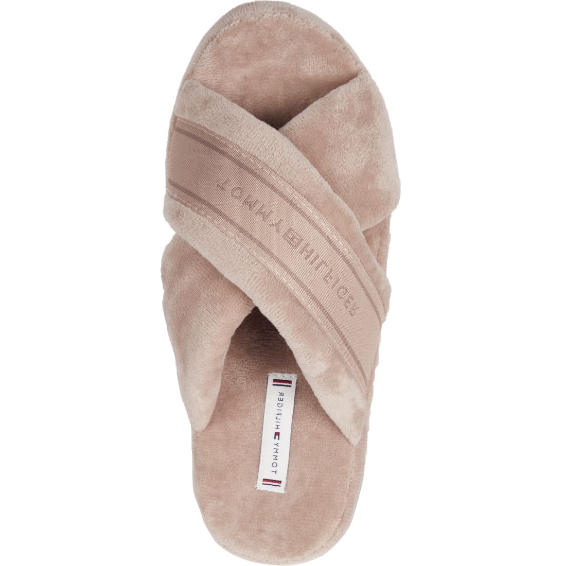 TOMMY HILFIGER Namų šlepetės moterims, Smėlio, COMFY HOME SLIPPERS WISTRAPS 4