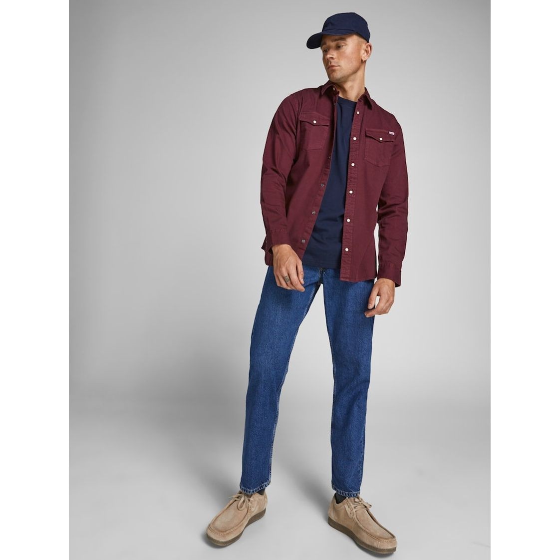 JACK & JONES Marškiniai vyrams, JJESHERIDAN SHIRT L/ 7