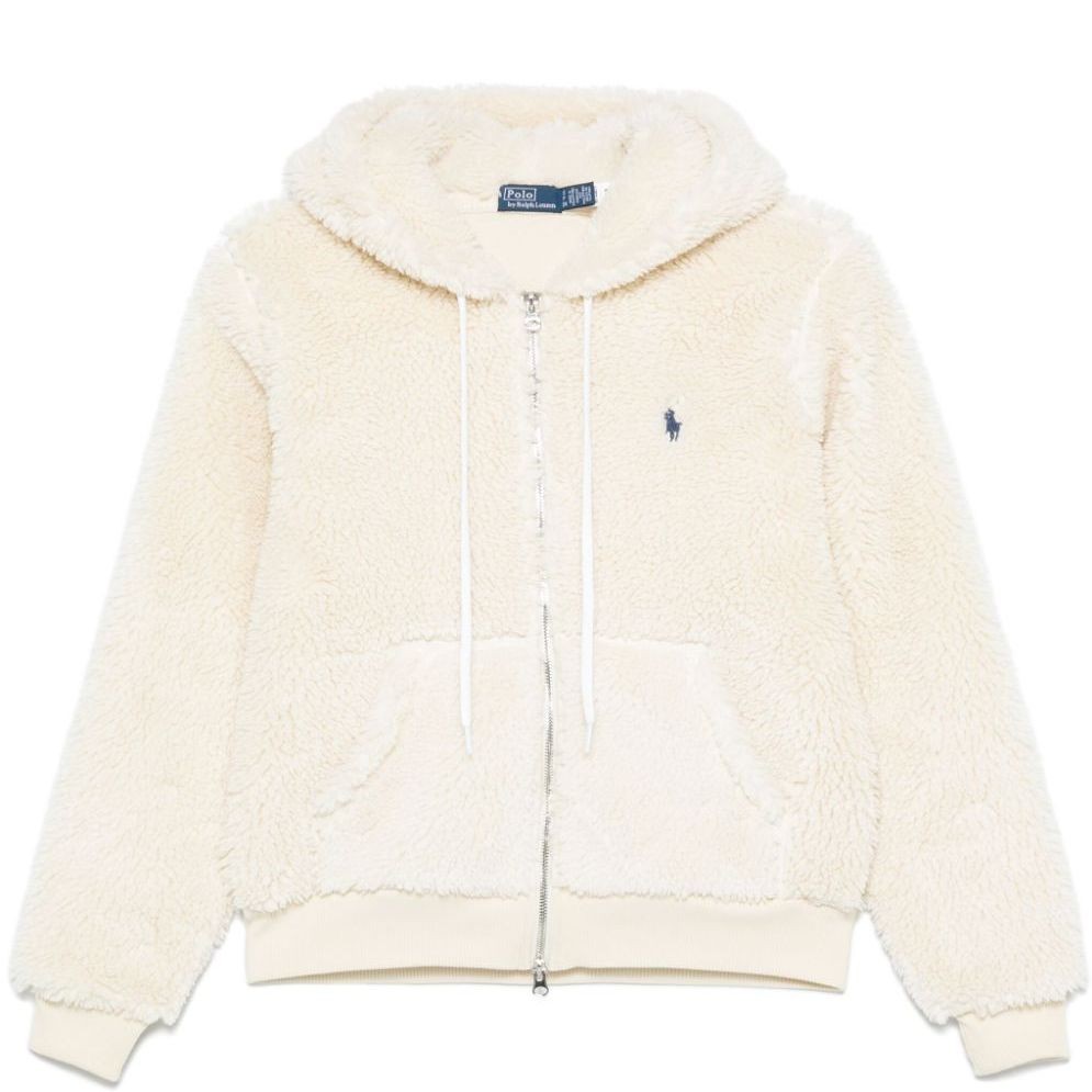 POLO RALPH LAUREN Sportinis nertinis moterims, Balta, Long sleeve full zip