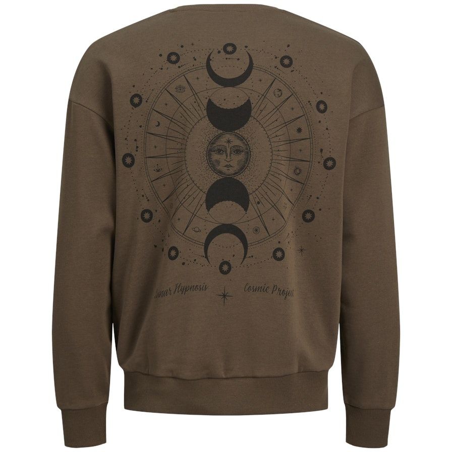 JACK & JONES Megztinis vyrams, Ruda, Mystic sweat crew neck 2