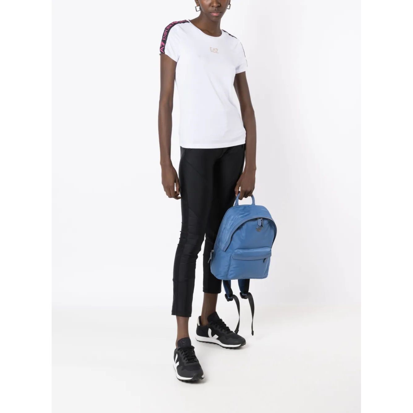 EMPORIO ARMANI Kuprinė moterims, Mėlyna, Backpack 3