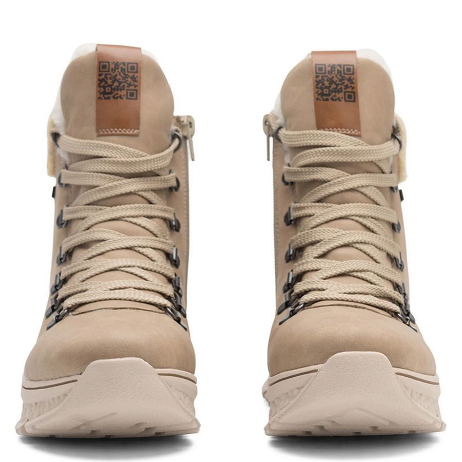 RIEKER Aulinukai moterims, Smėlio, Booties 5