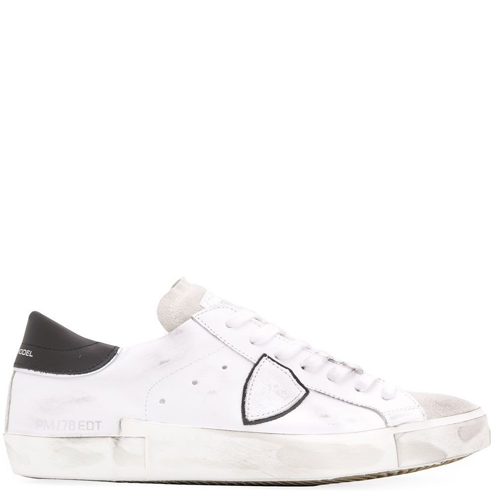 PHILIPPE MODEL Sportiniai bateliai vyrams, Juoda, Prsx low man sneaker 1