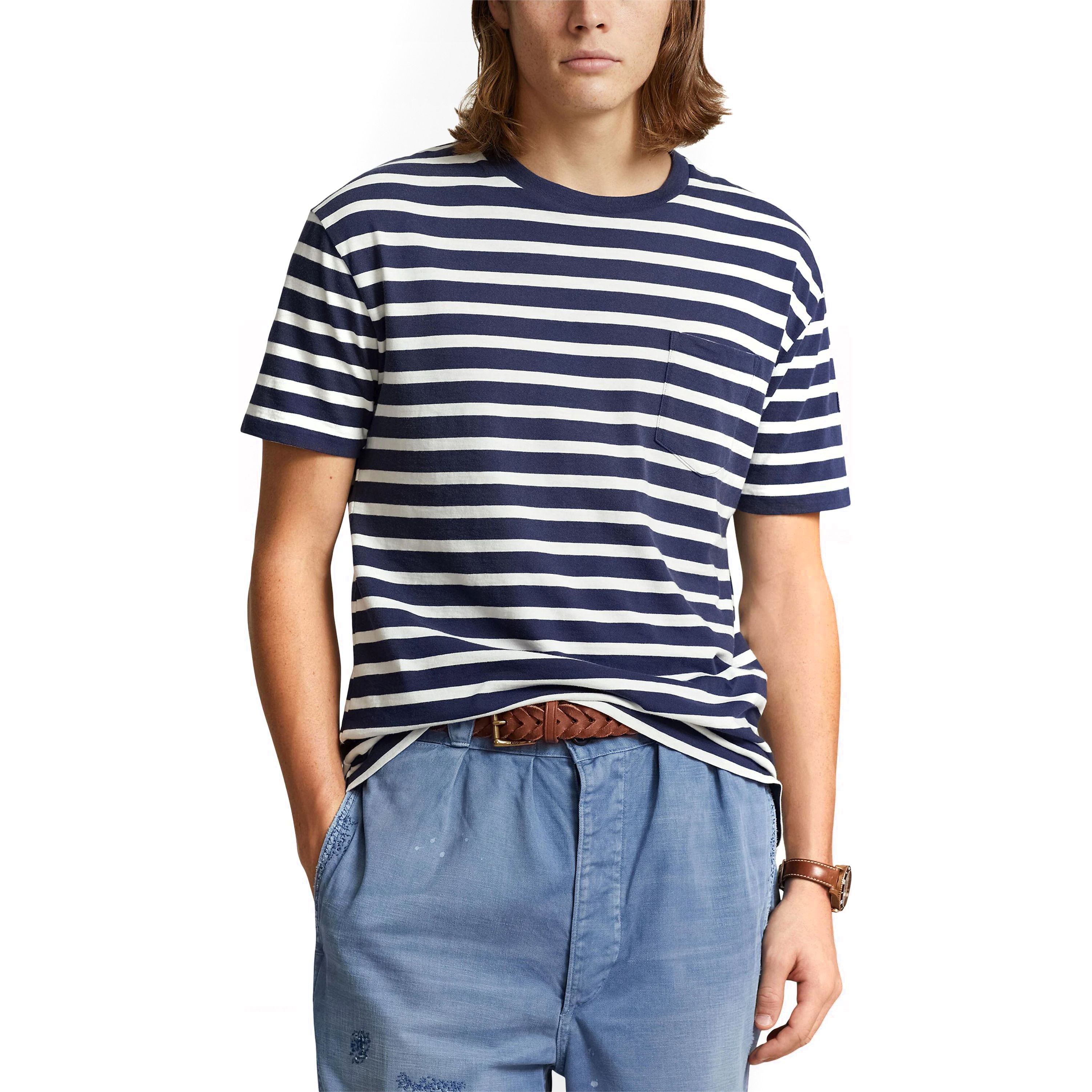 POLO RALPH LAUREN Marškinėliai trump. rankovėmis vyrams, Mėlyna, Short sleeve t-shirt 2